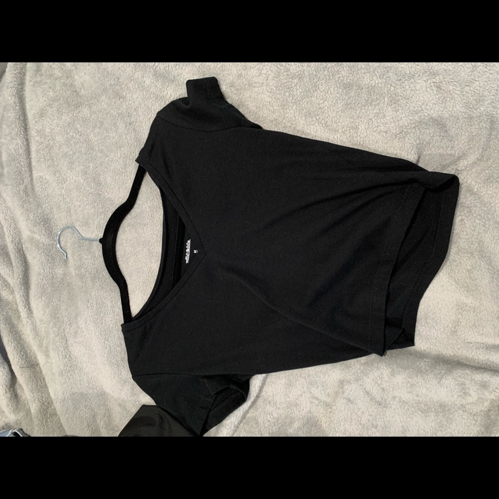 black and white tops